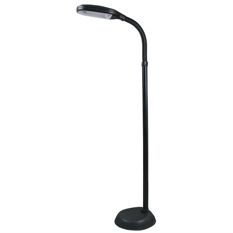 Black 5-Feet 1300 Lumens Sunlight Floor Lamp with 27-Watt Bulb by HomePacific