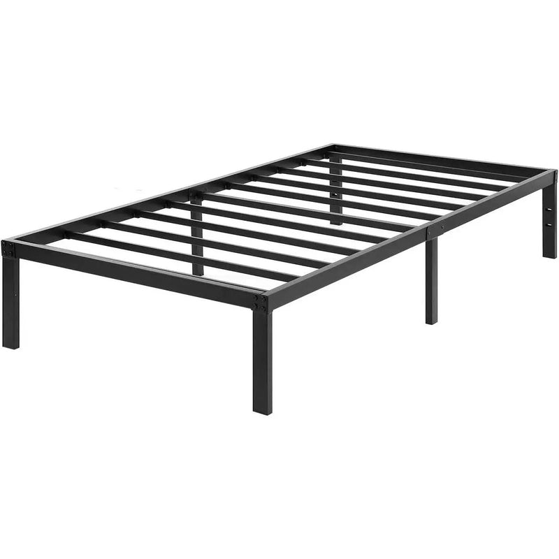Twin size 16-inch Heavy Duty Metal Bed Frame with 3,000 lbs Weight Capacity by HomePacific