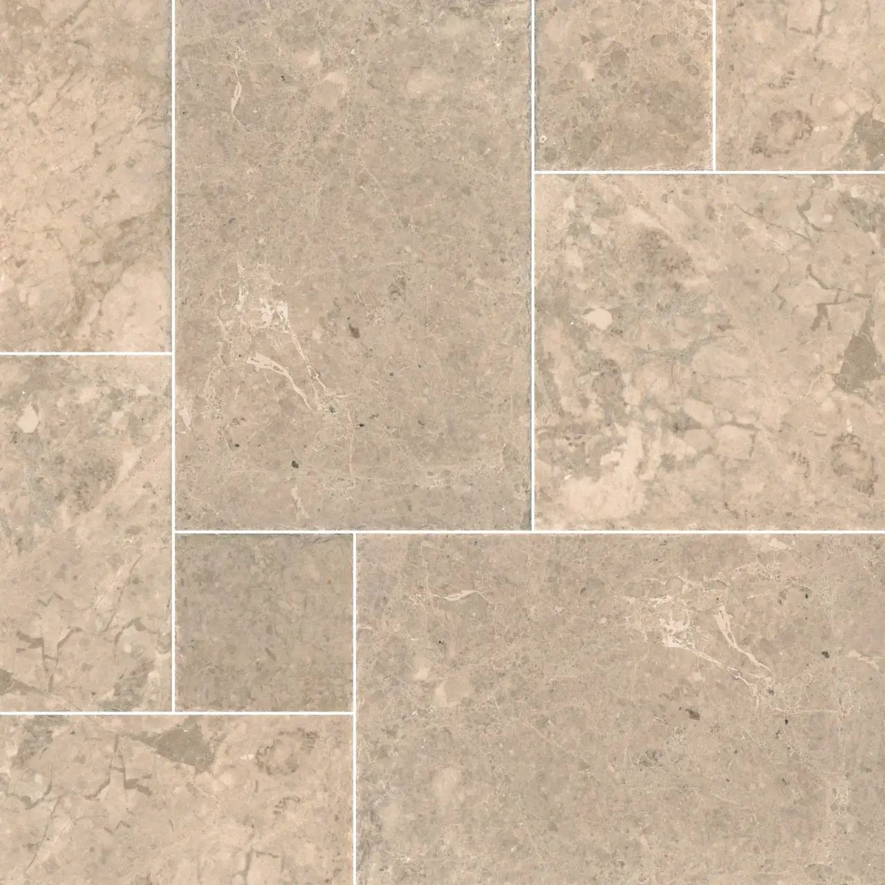 Crema Cappuccino Honed Pattern Marble Tiles by MSI Surfaces