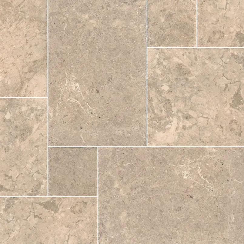 Crema Cappuccino Honed Pattern Marble Tiles by MSI Surfaces