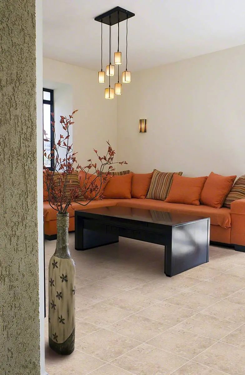 Crema Cappuccino Honed Pattern Marble Tiles by MSI Surfaces