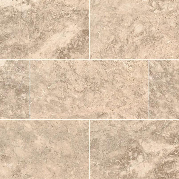 Crema Cappuccino Polished Marble Tiles 12x24