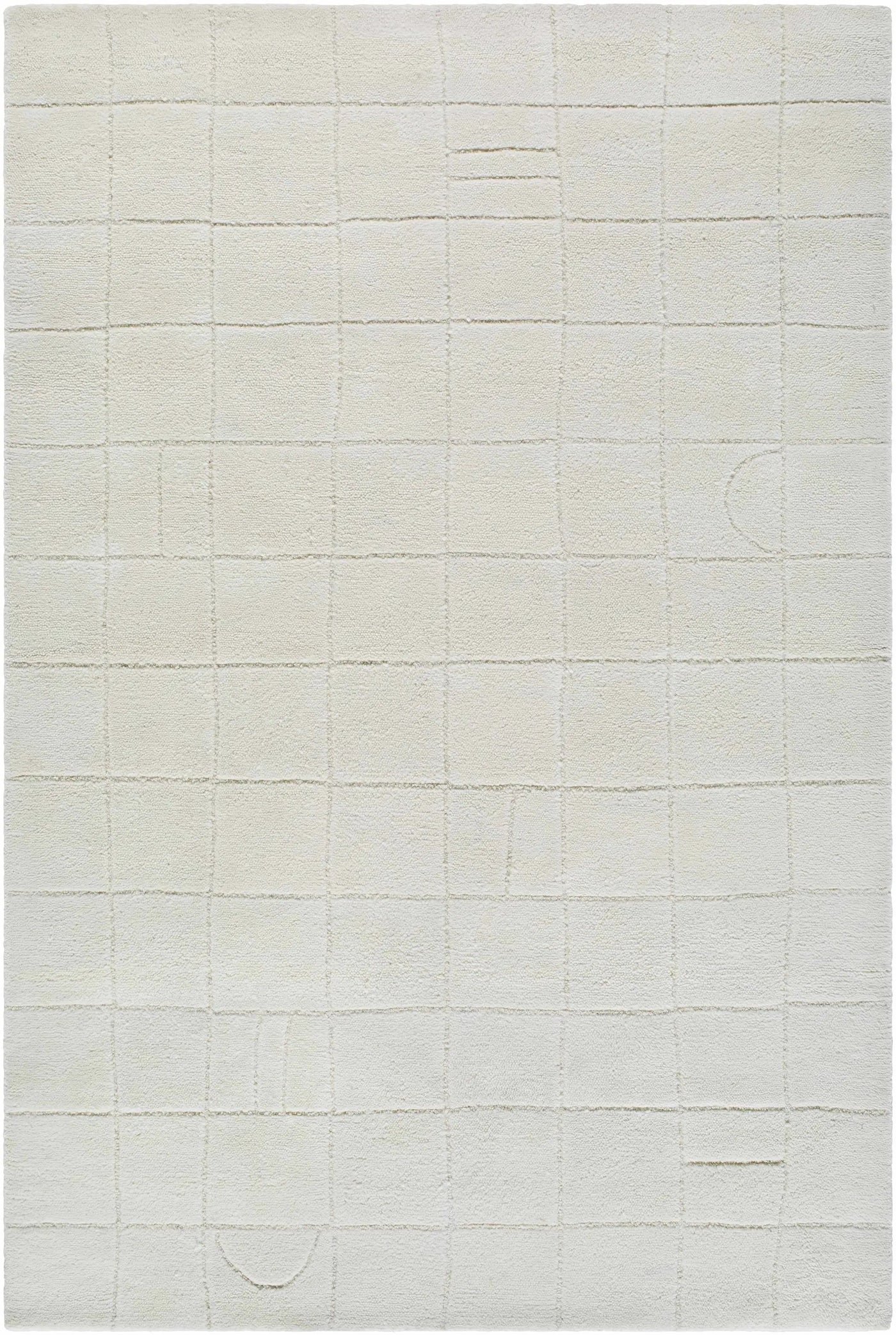 Tuuka Silver Beige Area Rug - Clearance by Boutique Rugs