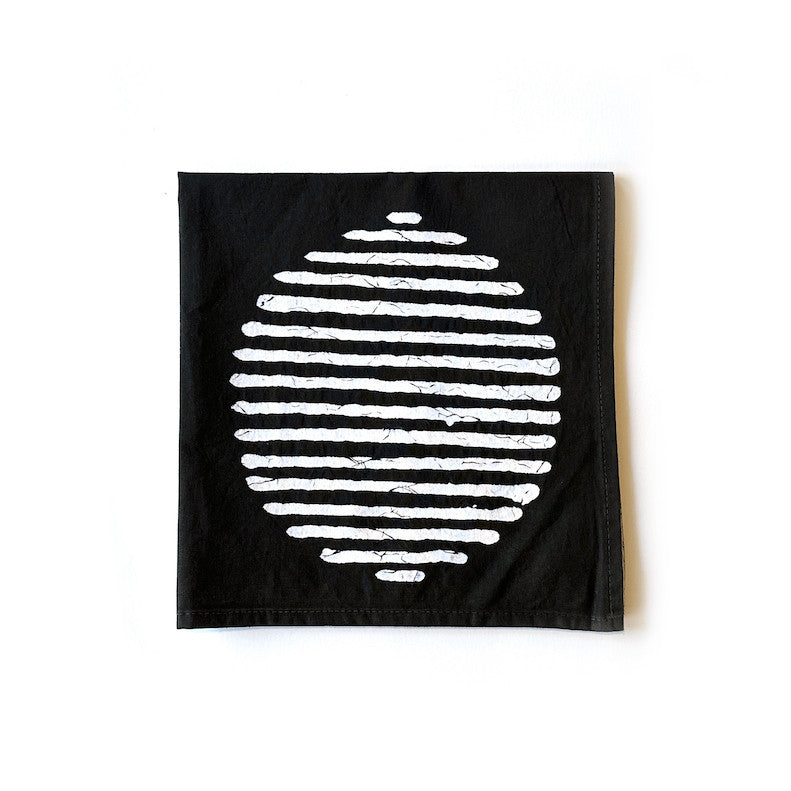 Mwedzi Black Napkins - Set of 2, photo 3 of 5