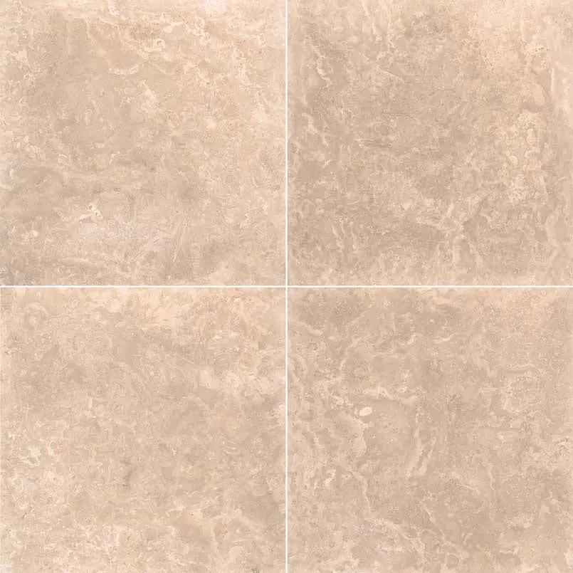 Tuscany Platinum Honed Travertine Tiles 18x18 by MSI Surfaces