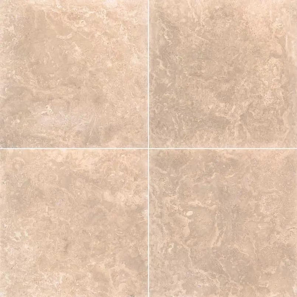 Tuscany Platinum Honed Travertine Tiles 18x18