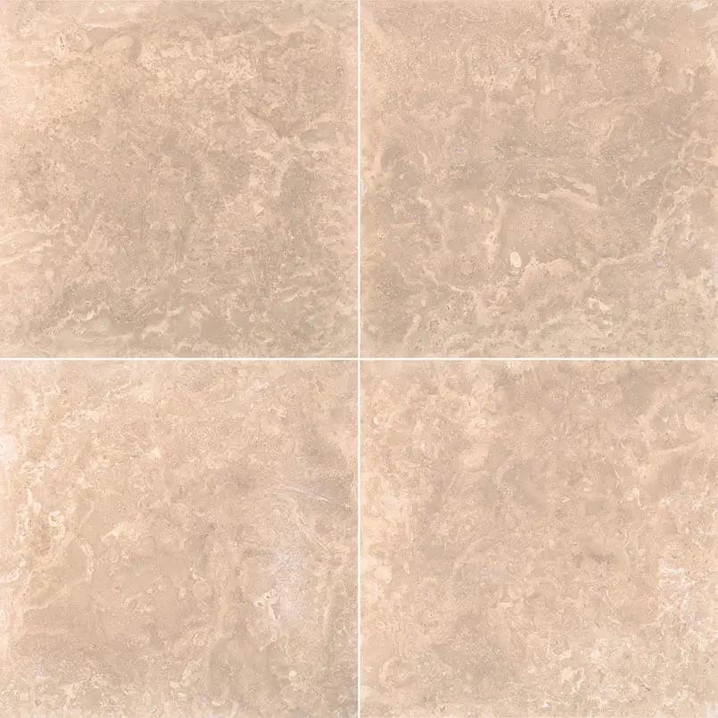 Tuscany Platinum Honed Travertine Tiles 24x24 by MSI Surfaces