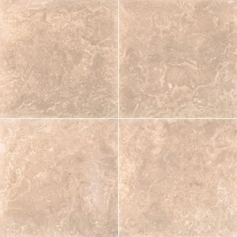 Tuscany Platinum Honed Travertine Tiles 24x24 by MSI Surfaces