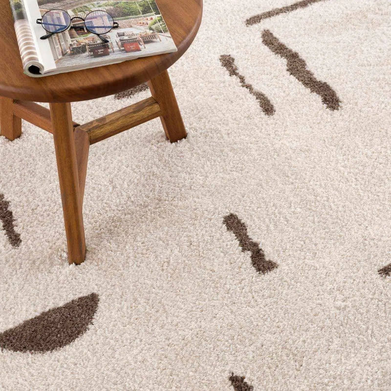 Azriel Brown Washable Area Rug by Boutique Rugs