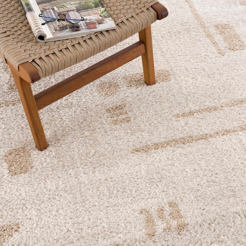 Azriel Beige Washable Area Rug by Boutique Rugs
