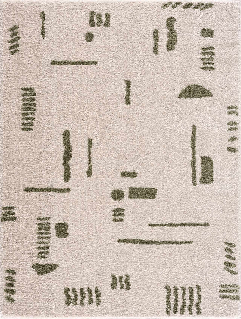 Azriel Green Washable Area Rug by Boutique Rugs