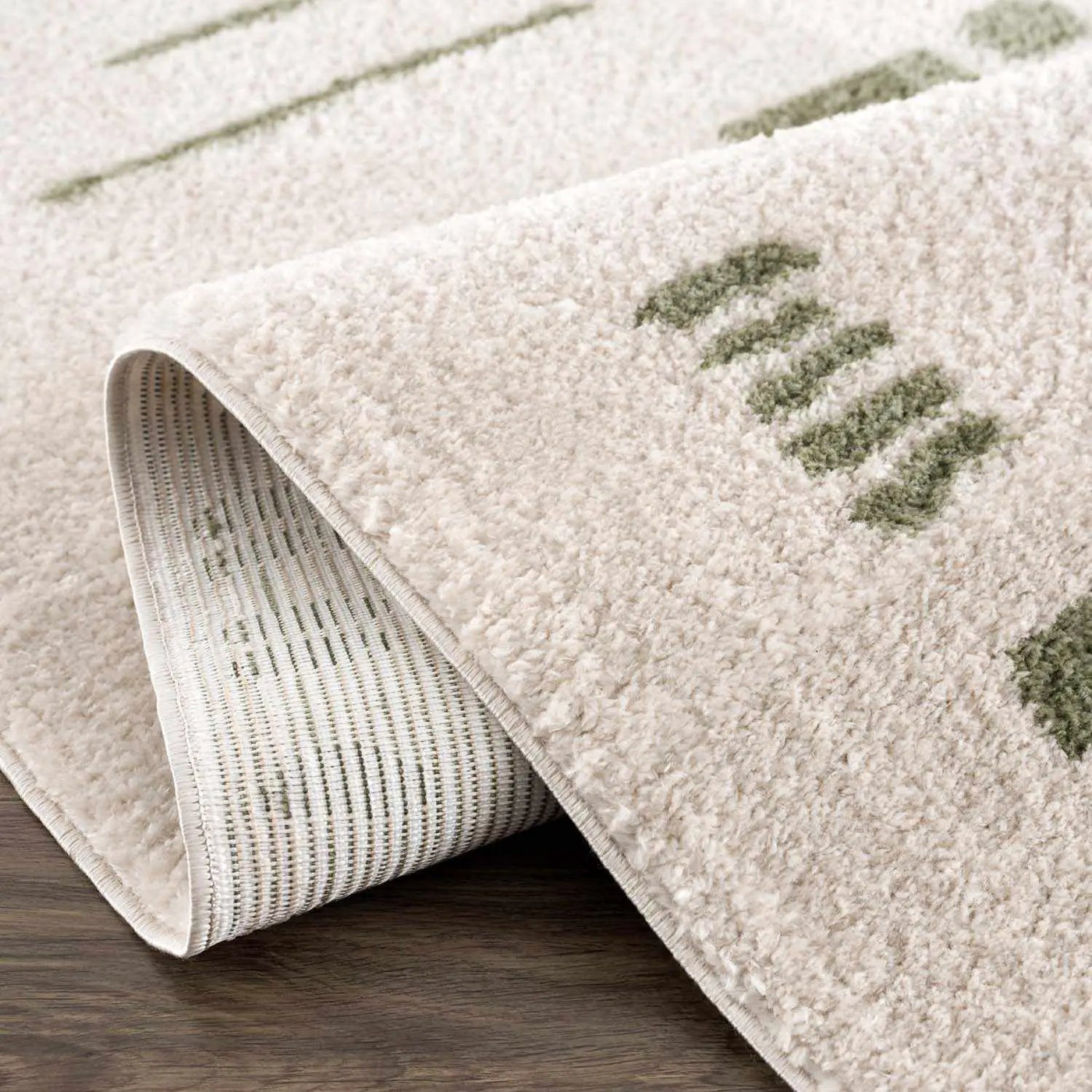 Azriel Green Washable Area Rug by Boutique Rugs