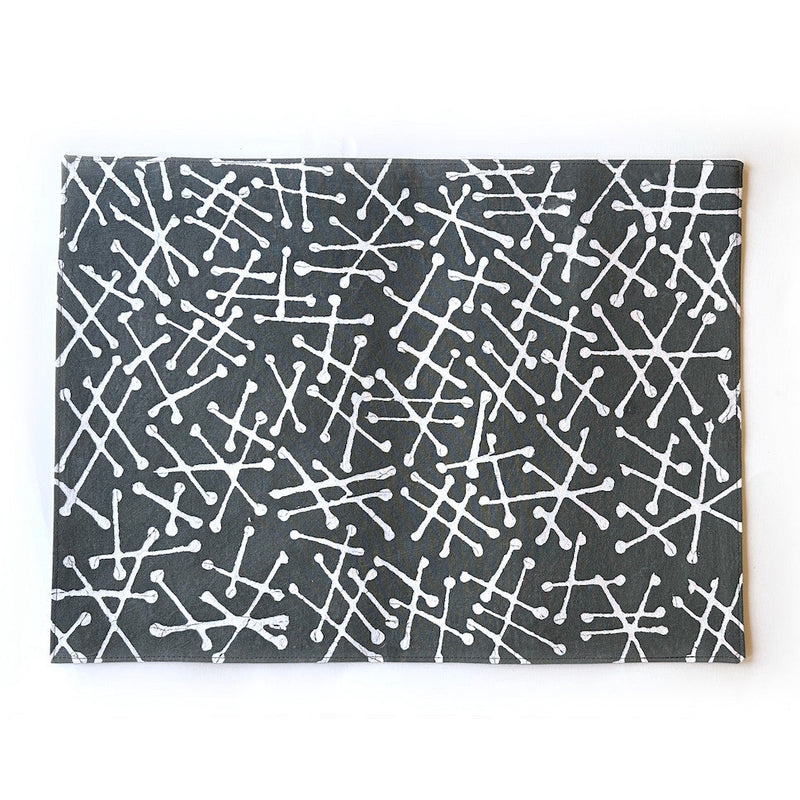 Tsvimbo Gray Placemats - Set of 2, photo 2 of 4