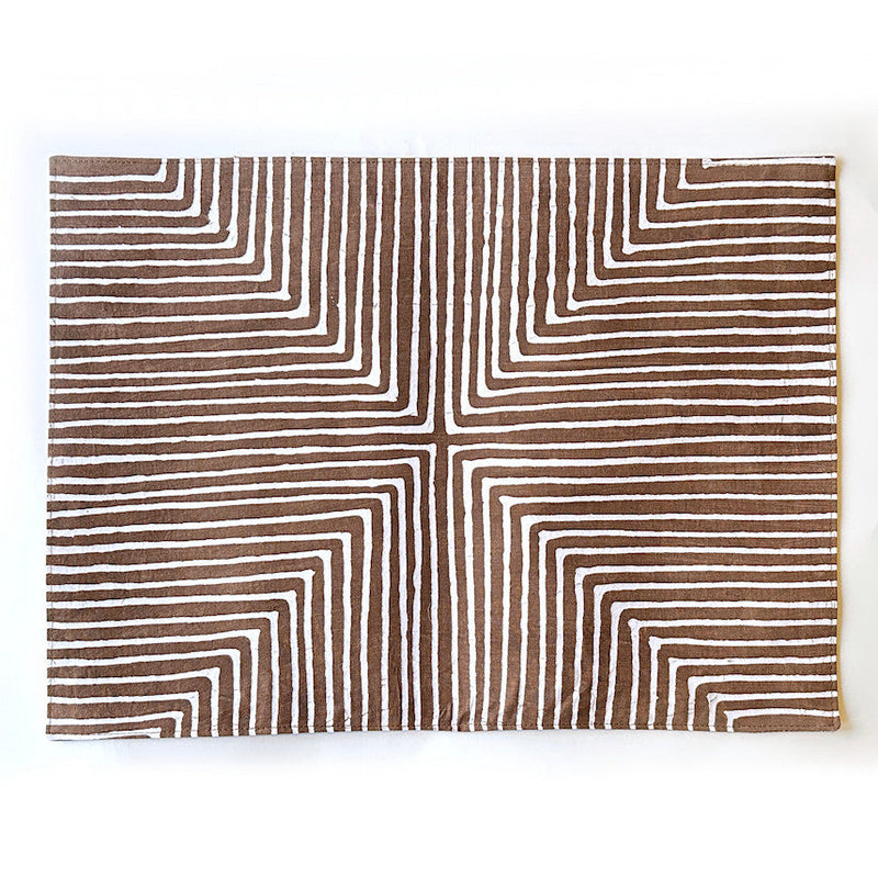 Brown Mitsetse Placemats - Set of 2, photo 2 of 4