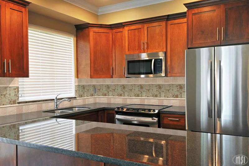 Ubatuba Polished Granite Tiles 12x12 by MSI Surfaces