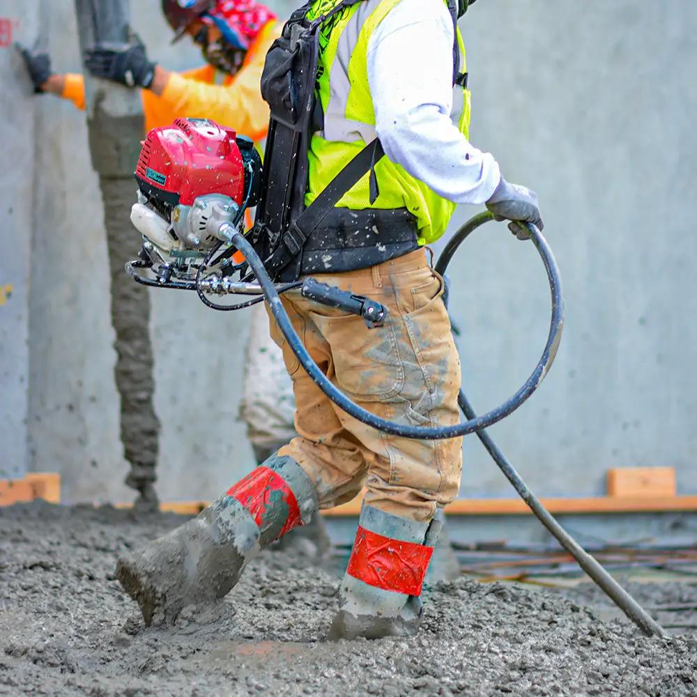 10 ft Concrete Vibrator Flexible Shaft Hose and Head by Tomahawk Power