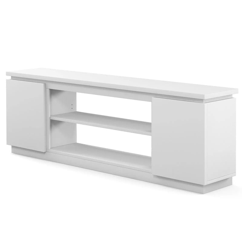 TV Cabinet with 3 Adjustable Shelves and Anti-Tipping Kits for TVs up to 80 Inch by DirectDeals