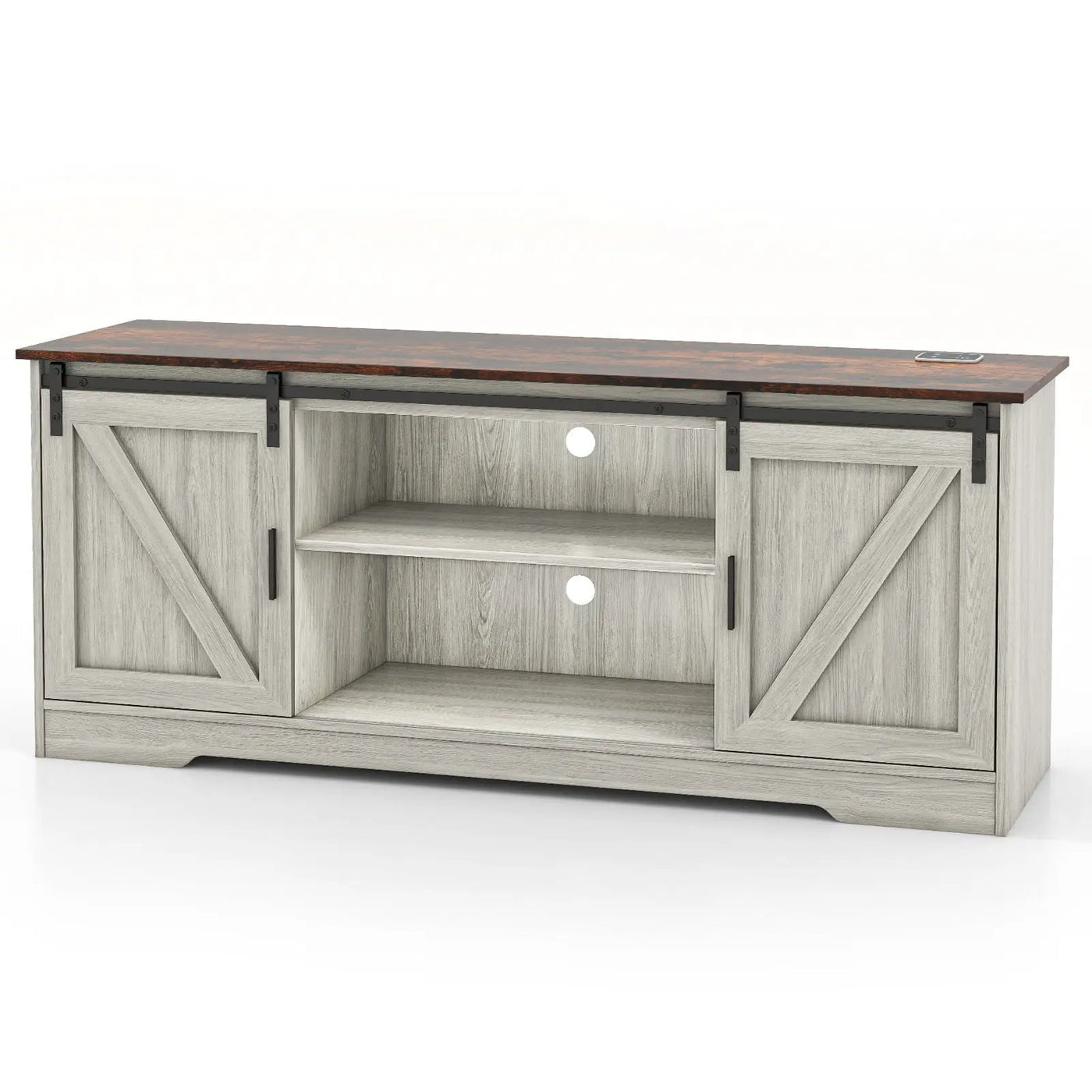 TV Stand for 65 Inch TVs Media Console Table for Living Room by DirectDeals