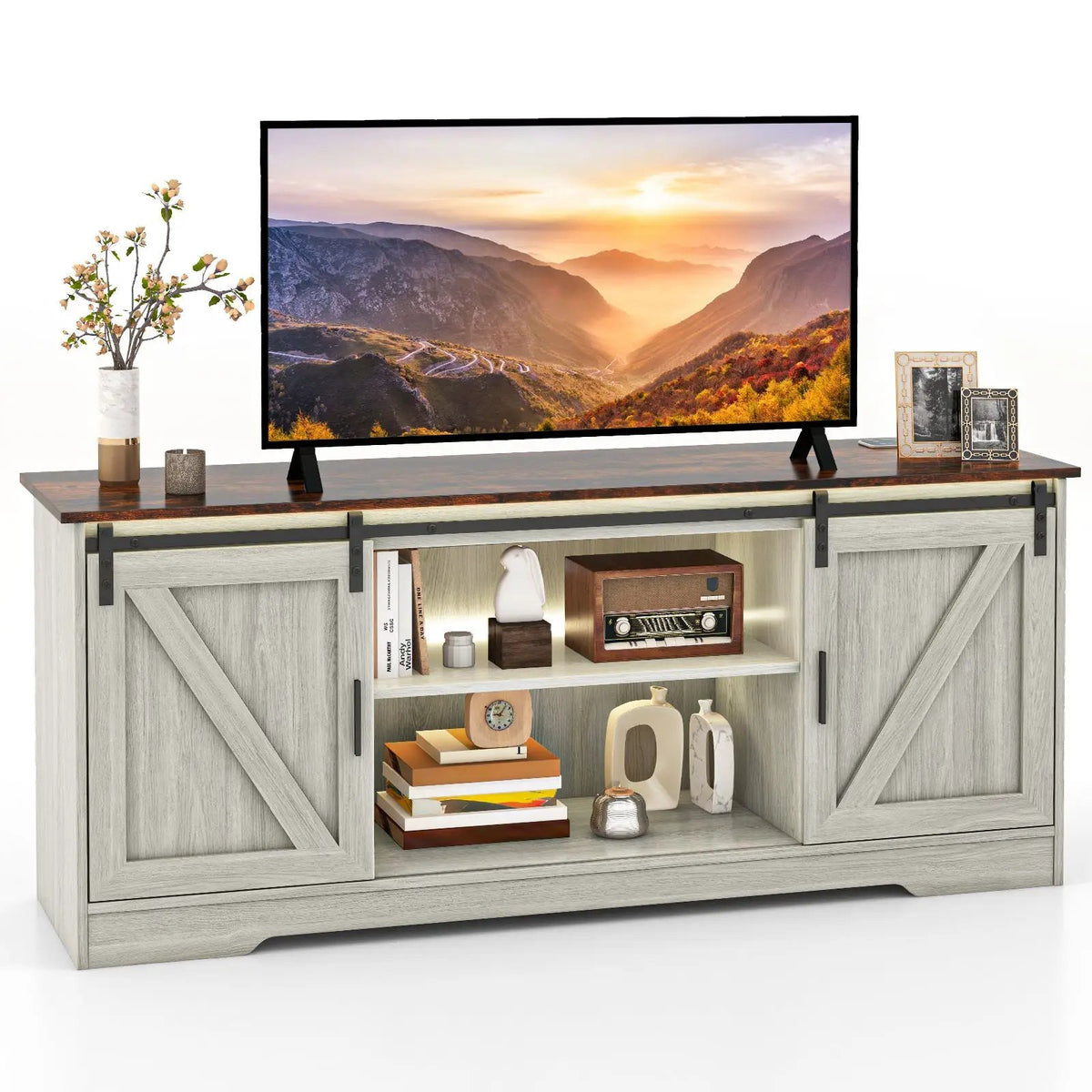TV Stand for 65 Inch TVs Media Console Table for Living Room by DirectDeals