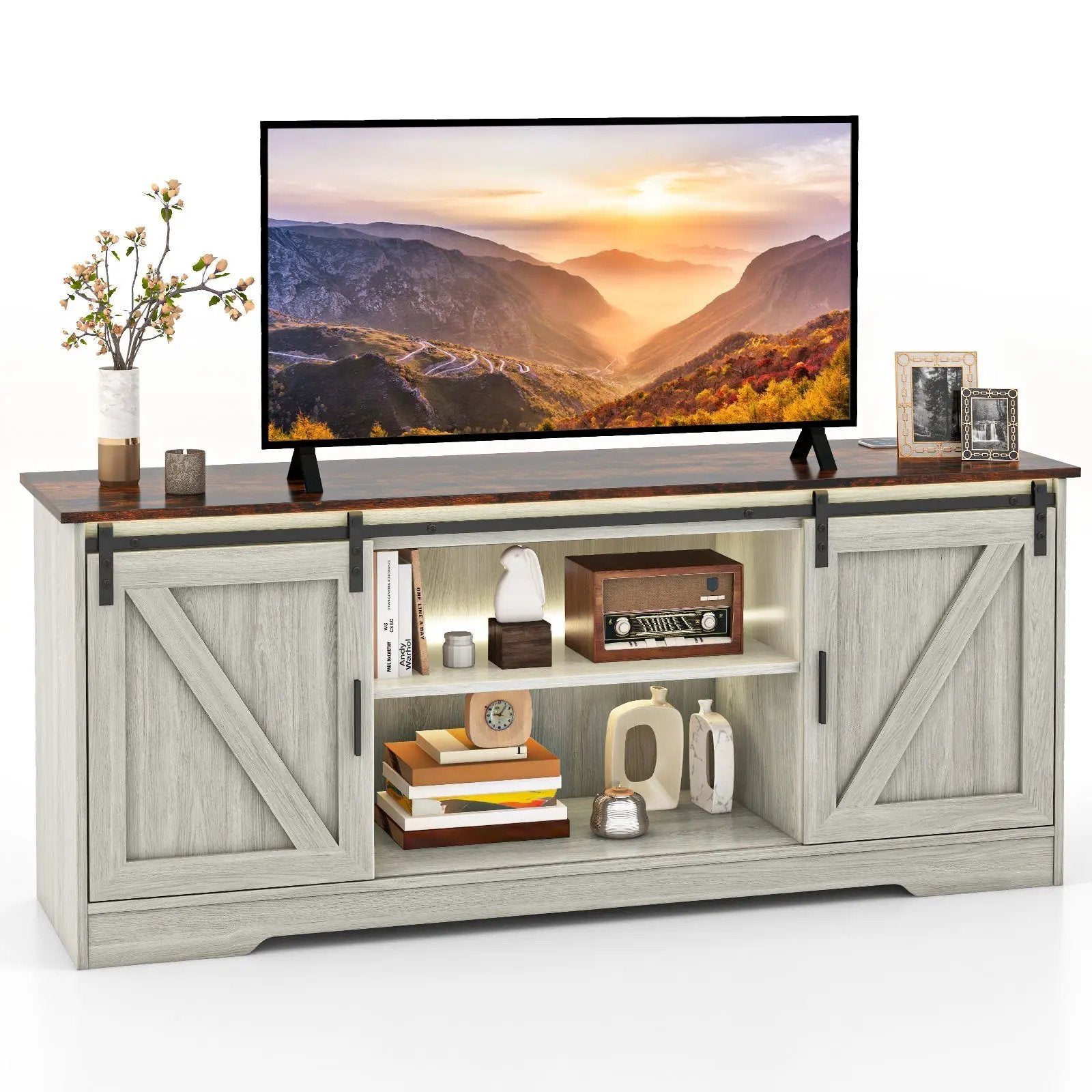 TV Stand for 65 Inch TVs Media Console Table for Living Room by DirectDeals