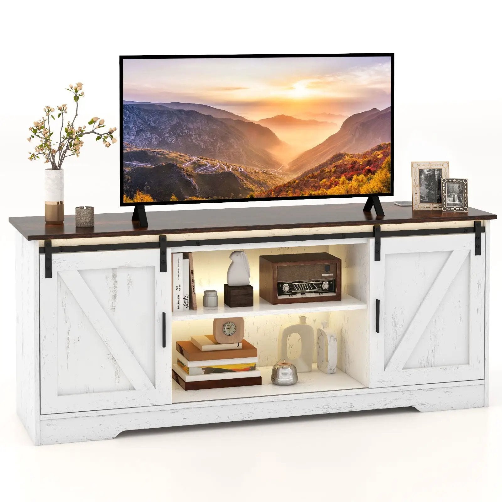 TV Stand for 65 Inch TVs Media Console Table for Living Room by DirectDeals