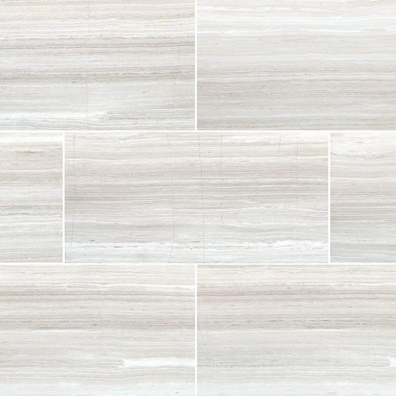 White Oak Honed Marble Tiles 12x24 by MSI Surfaces