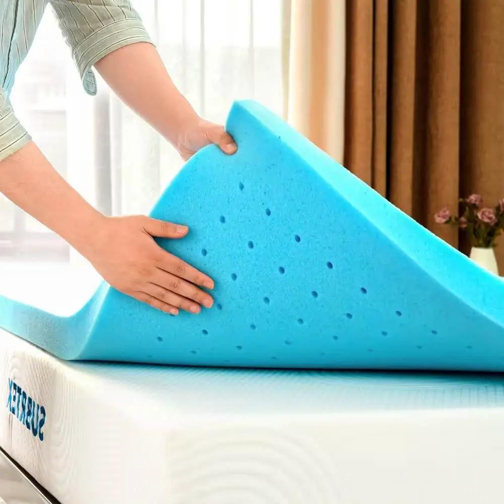 Twin size 3-inch Thick High Density Memory Foam Mattress Topper by HomePacific