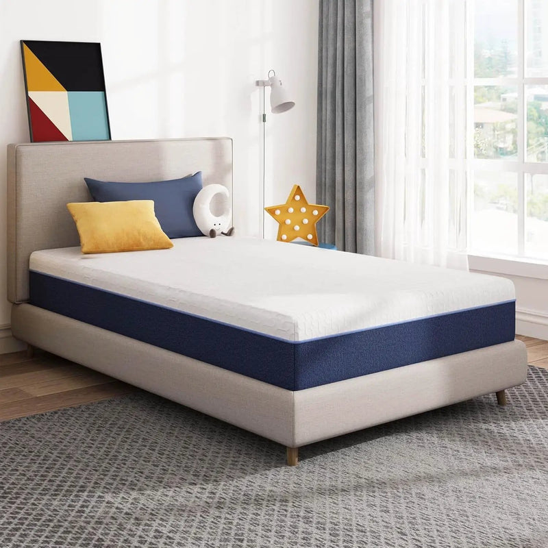 Twin Size 6-inch Gel Infused Medium Firm Memory Foam Mattress by HomePacific