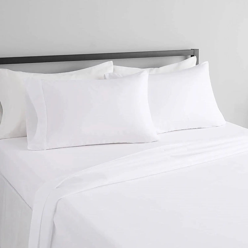 Twin 3-Piece Egyptian 100-Percent Cotton 1000 Thread Count Sheet Set - White by HomePacific