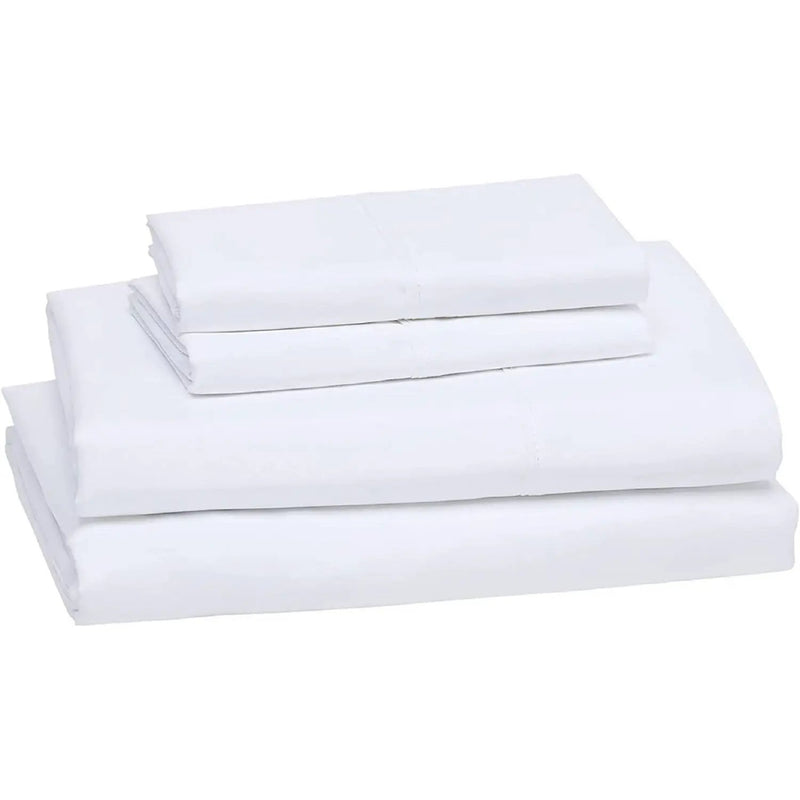 Twin 3-Piece Egyptian 100-Percent Cotton 1000 Thread Count Sheet Set - White by HomePacific