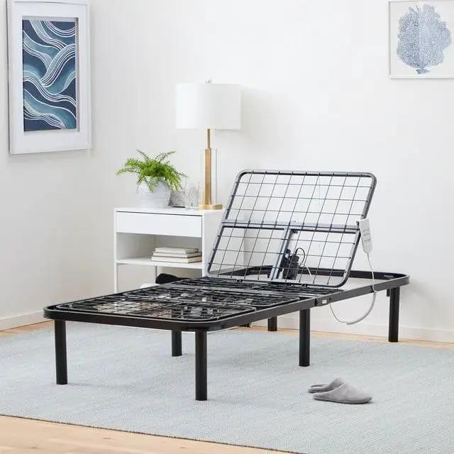 Twin XL Remote Remote Controlled Steel Adjustable Bed by HomePacific