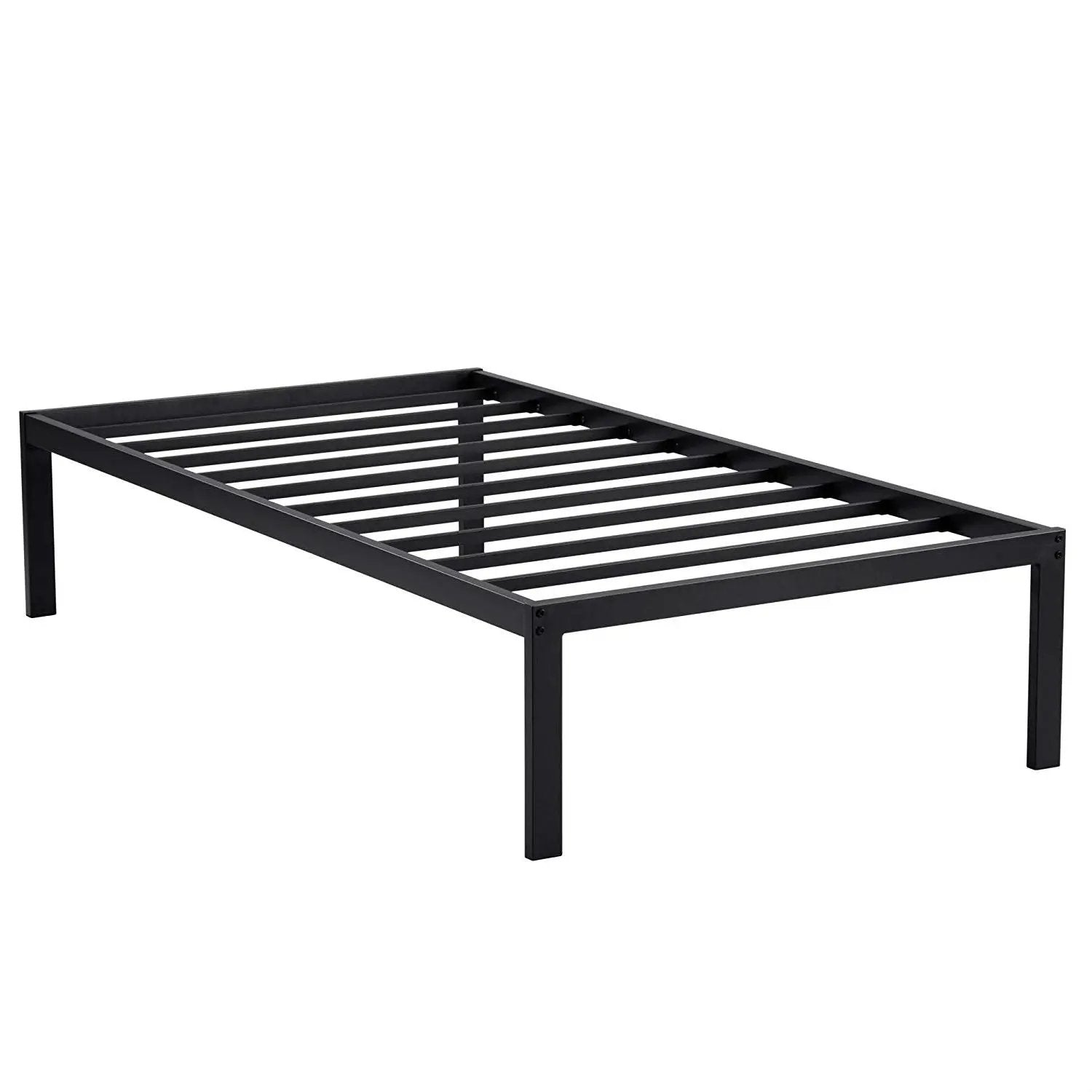 Twin size 16-inch High Heavy Duty Metal Platform Bed Frame by HomePacific