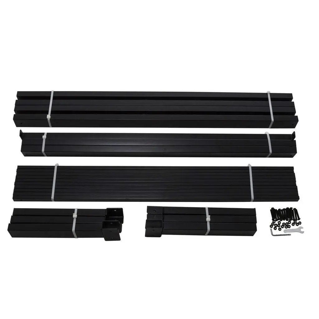 Twin XL Study Black Metal Platform Bed Frame - No Box-Springs Needed by HomePacific