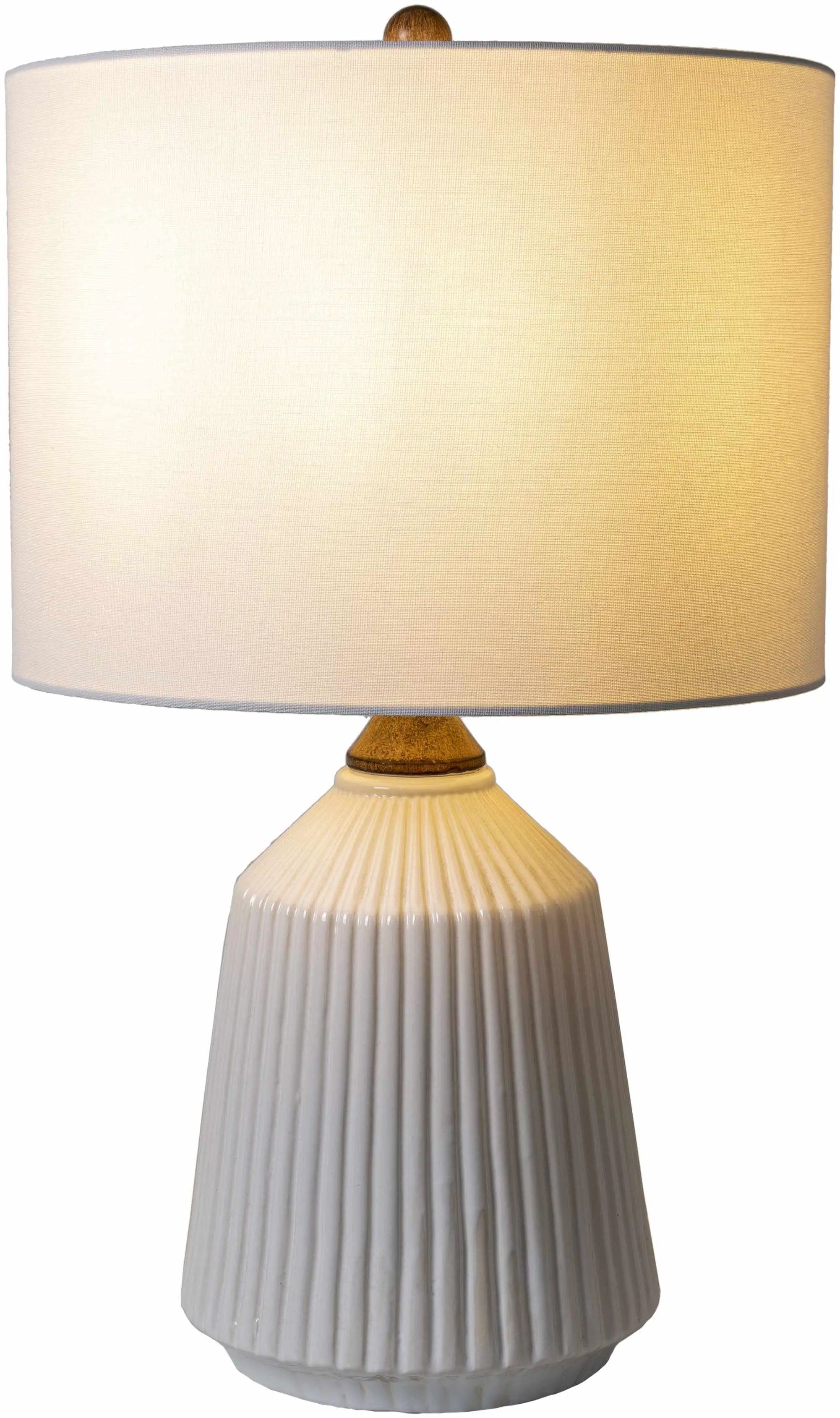 Tramutola White Table Lamp by Boutique Rugs