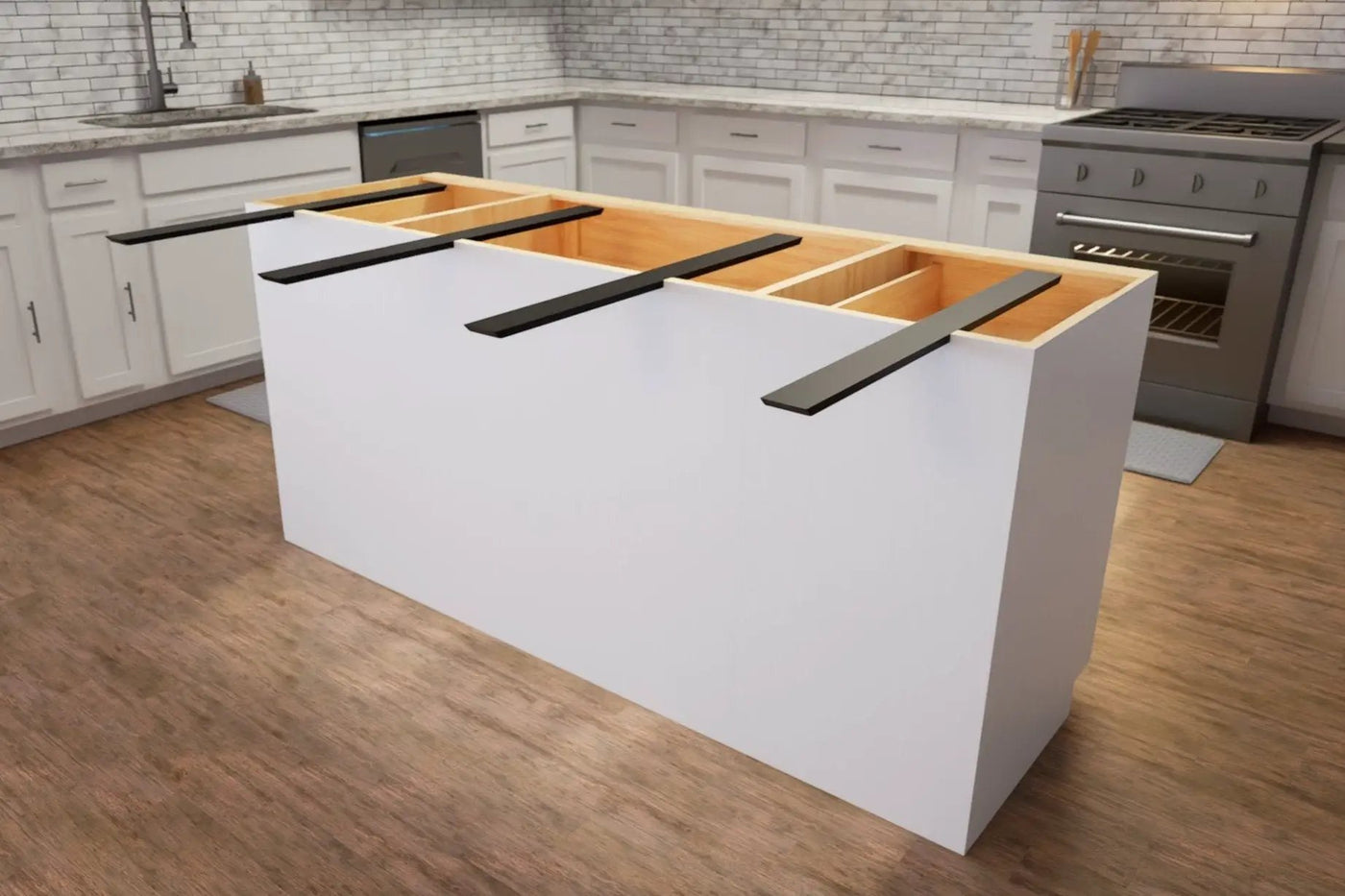 The Original™ T-Bracket Hidden Countertop Support Bracket by The Original Granite Bracket
