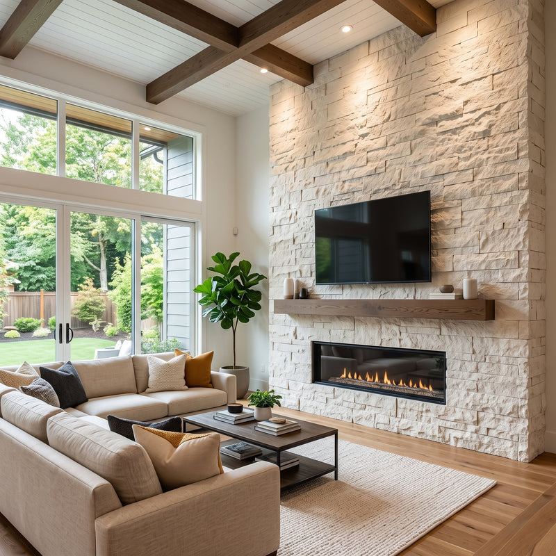 Taja Cream Split Face Limestone Ledger Panel 9x24-LPNLLTAJCRE9246