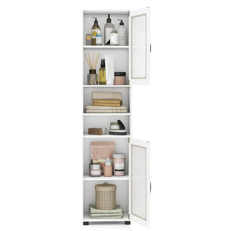 Tall Bathroom Storage Cabinet 67 Inches Freestanding Storage Organizer by DirectDeals