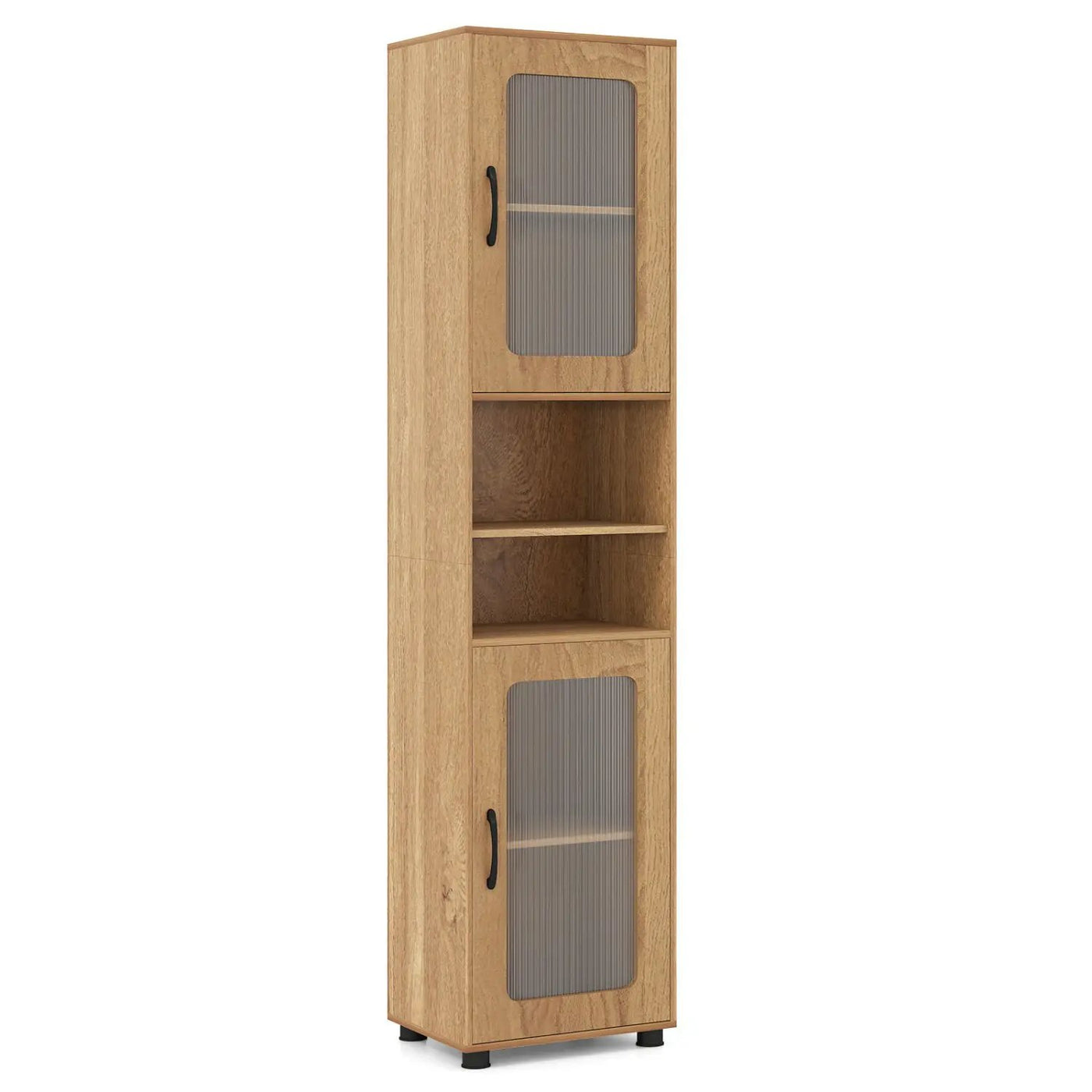 Tall Bathroom Storage Cabinet 67 Inches Freestanding Storage Organizer by DirectDeals
