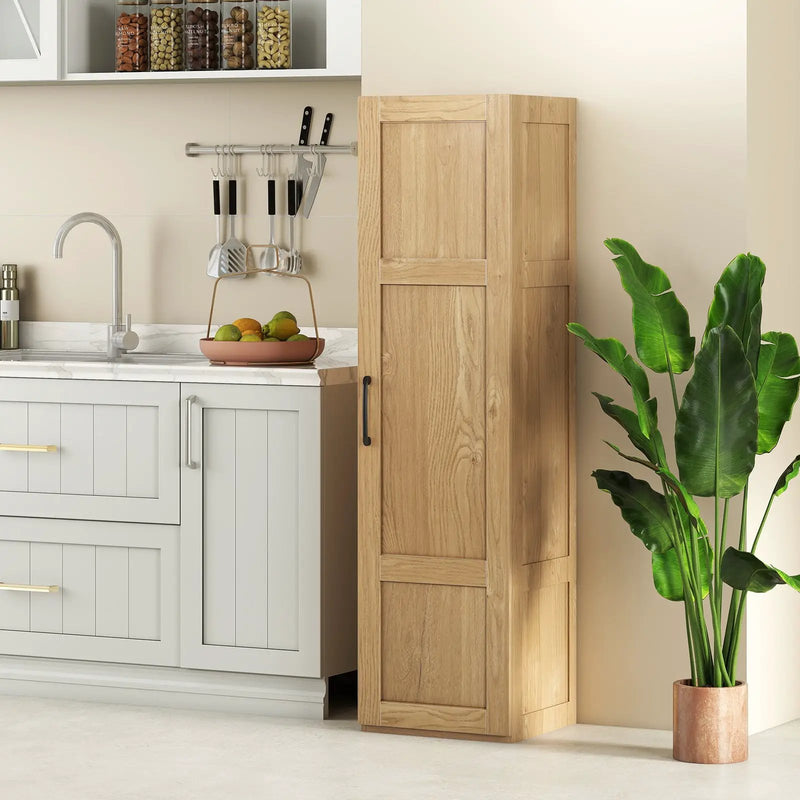Tall Storage Cabinet with 4 Storage Shelves for Bathroom Living Room by DirectDeals
