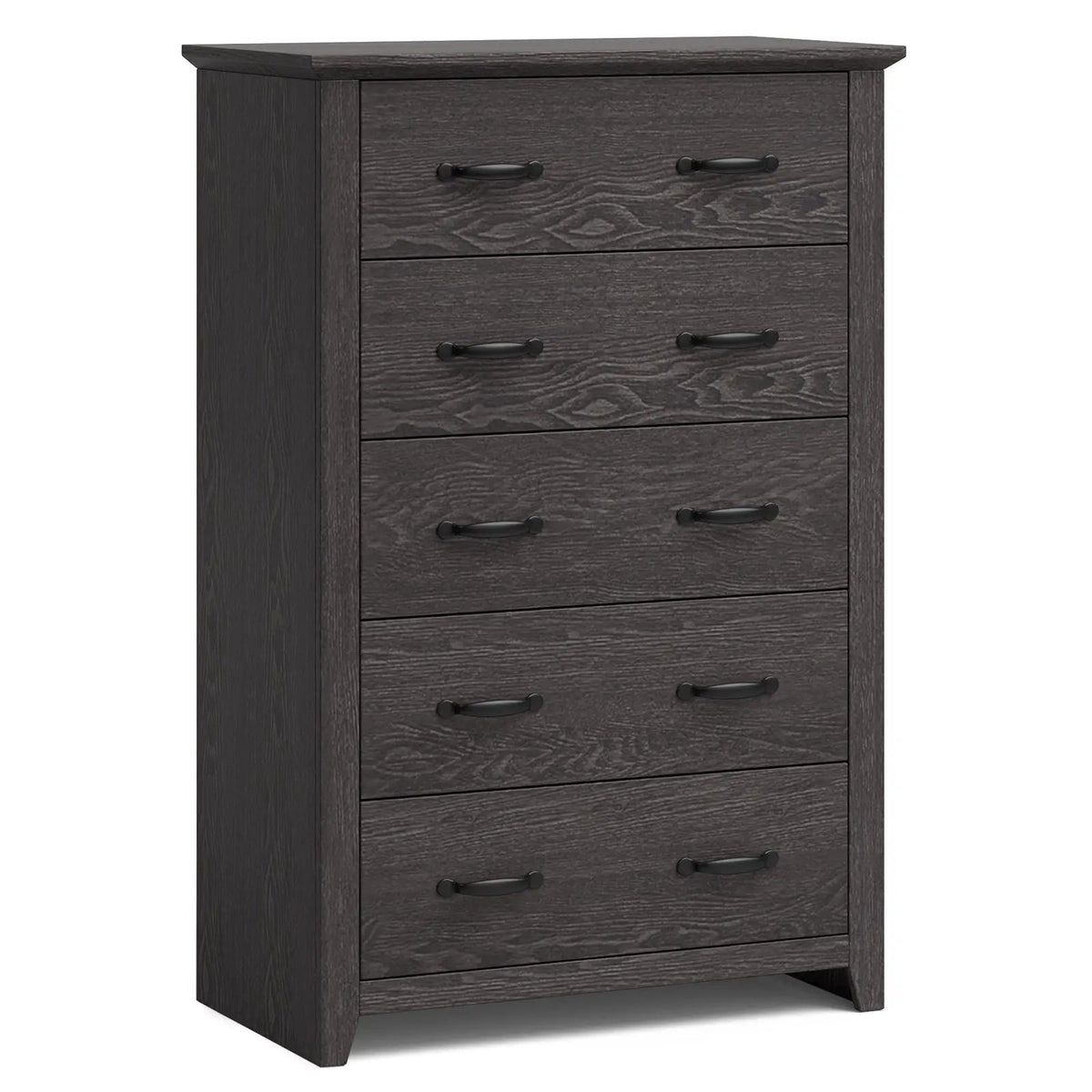 Tall Storage Dresser with 5 Pull-out Drawers for Bedroom Living Room by DirectDeals