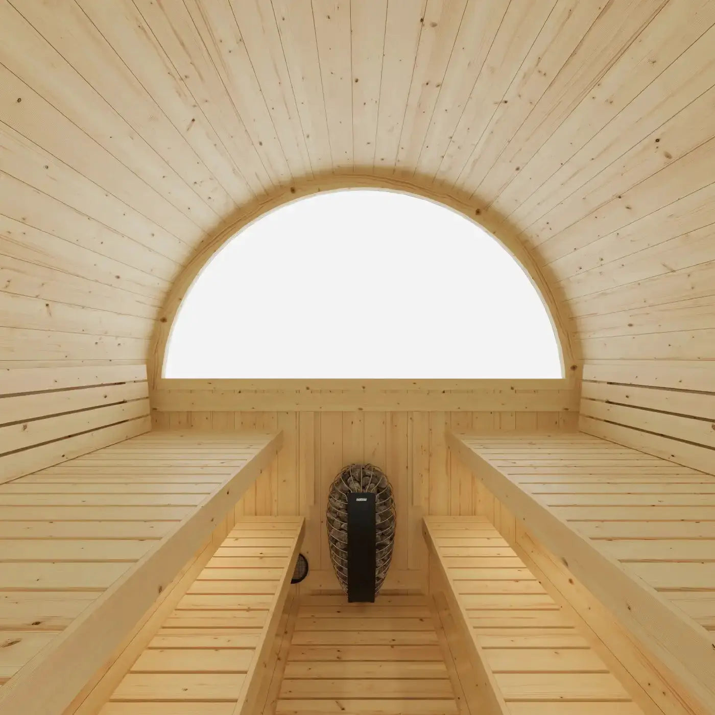 Tampere Finnish Barrel Sauna with WiFi Heater - Finnish Sauna Builders by Finnish Sauna Builders
