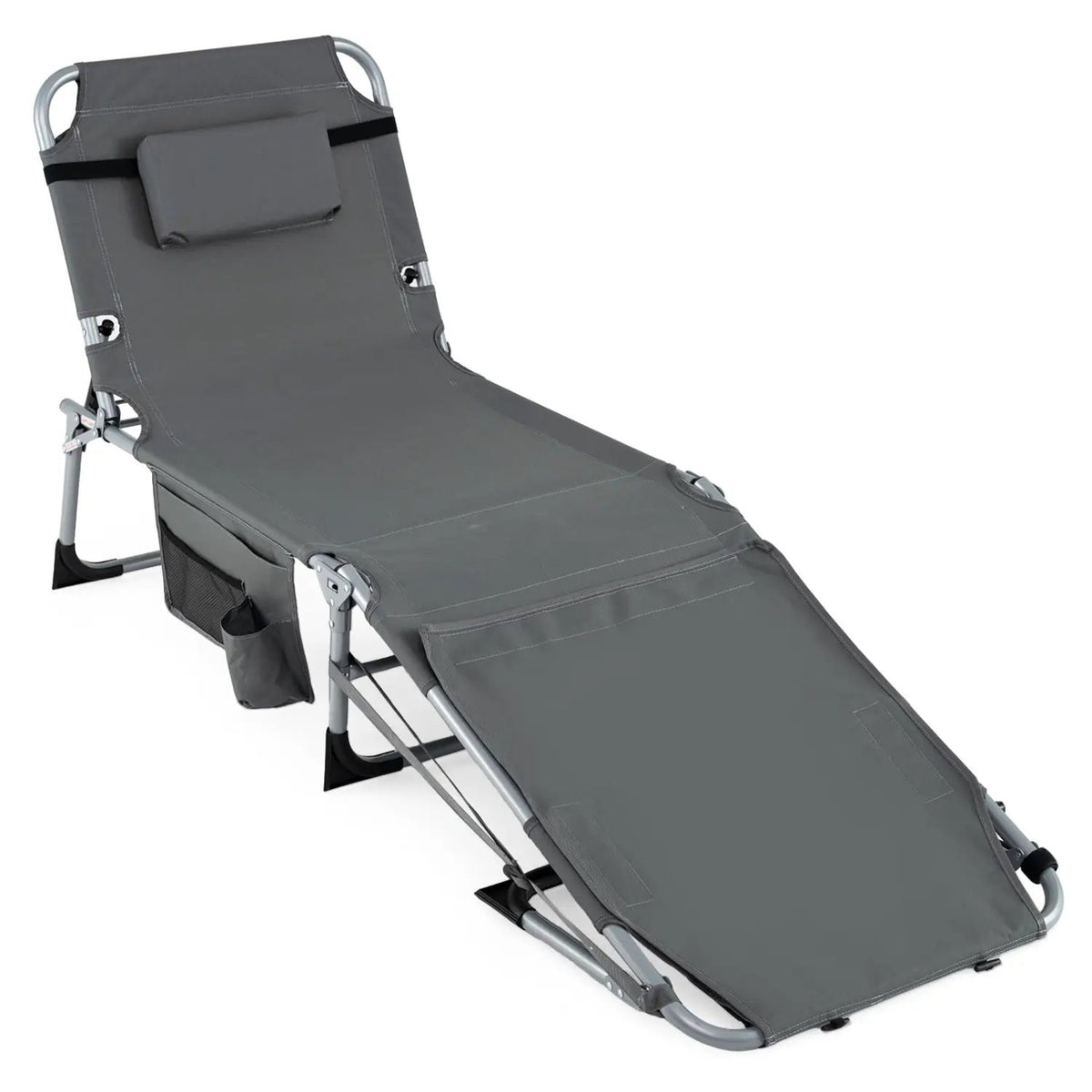Tanning Chair with Face Arm Holes Portable Sunbathing Chair by DirectDeals