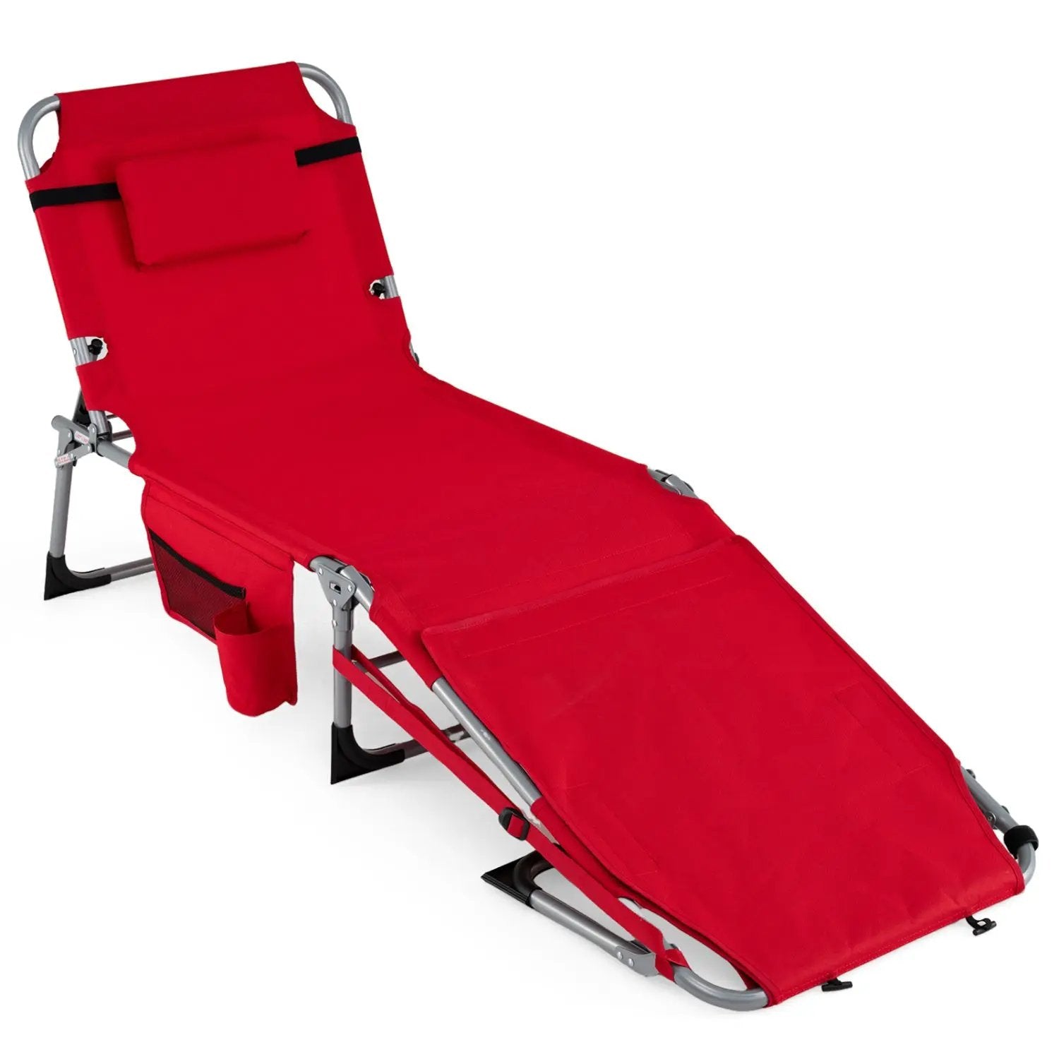 Tanning Chair with Face Arm Holes Portable Sunbathing Chair by DirectDeals