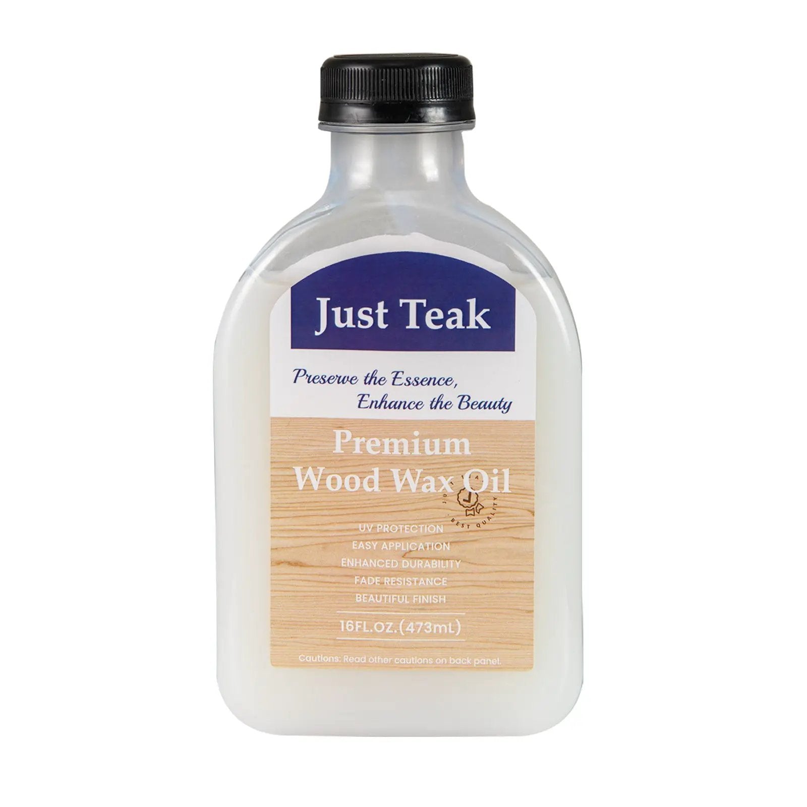 Wood Wax Oil for Outdoor and Indoor Furniture Teak Care Kit to Restore and Protect Wood by DirectDeals