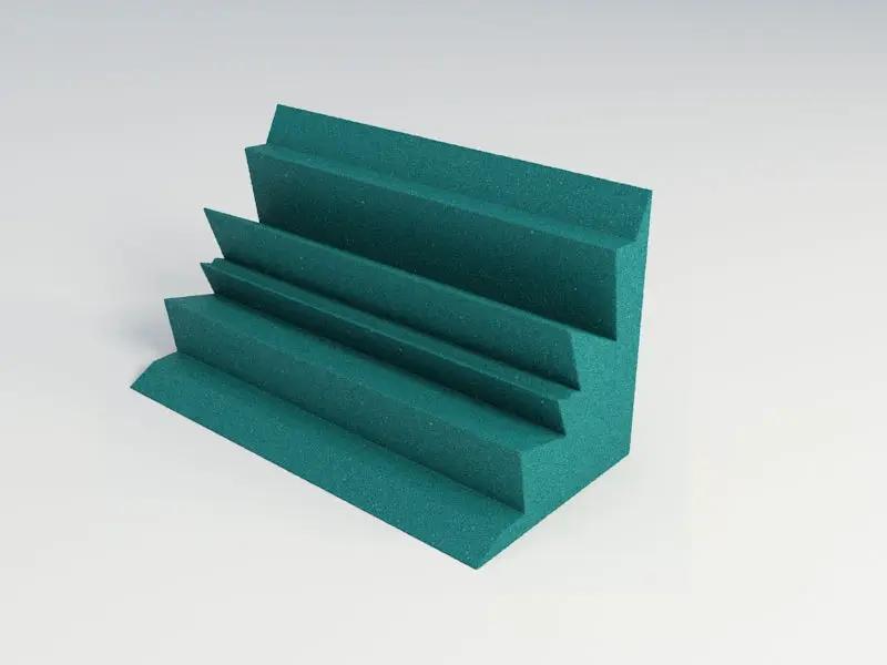 Acoustic Foam Corner Bass Traps, 12 x 12 x 24 Inch, NRC 1.20, 13 Colors by SoundAssured