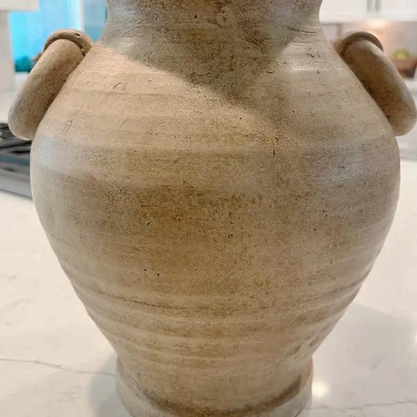 Aged Terracotta Vase with Handles by Decor Steals