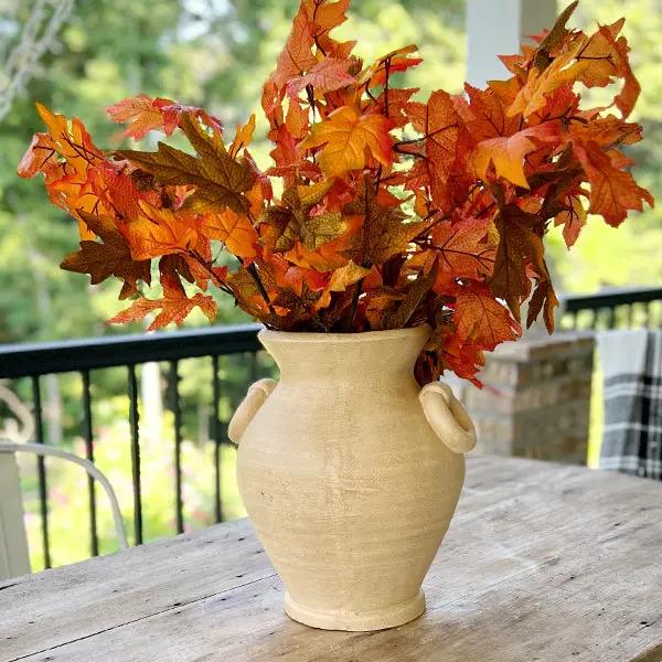 Aged Terracotta Vase with Handles by Decor Steals