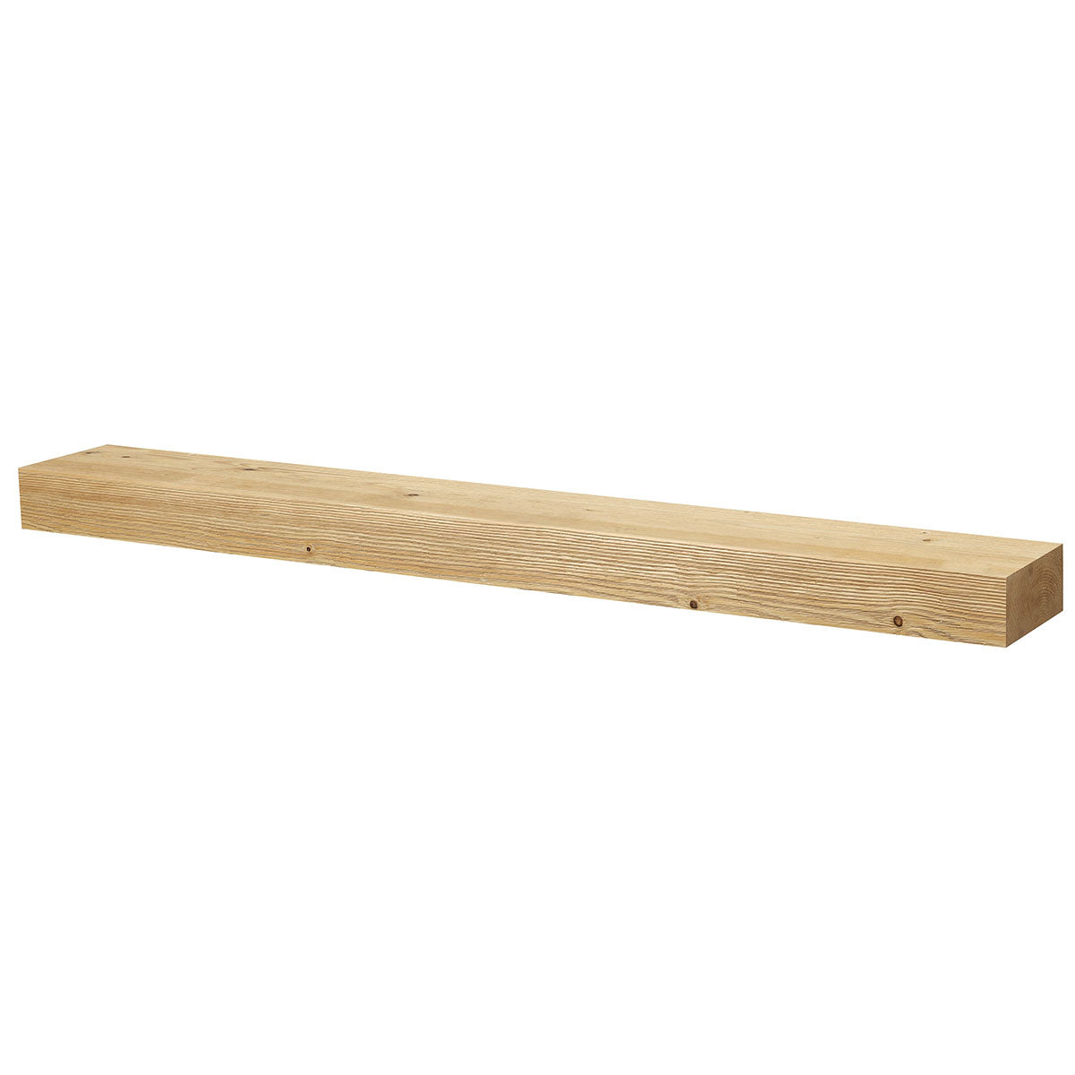 Textured Solid Floating Timber Fireplace Mantel Shelf by Dogberrycollections