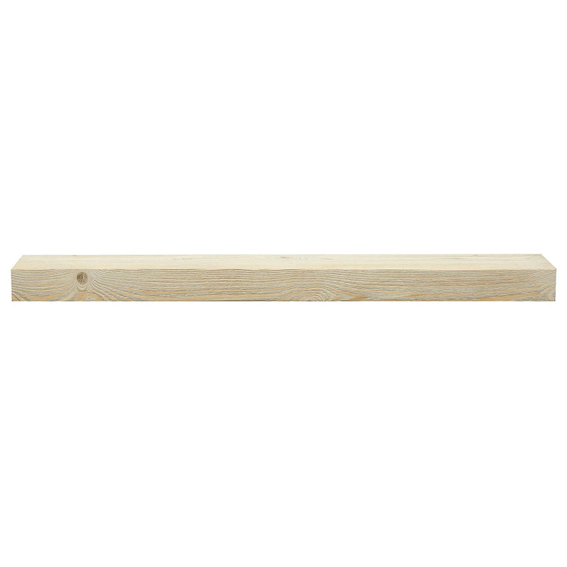 Textured Solid Floating Timber Fireplace Mantel Shelf by Dogberrycollections