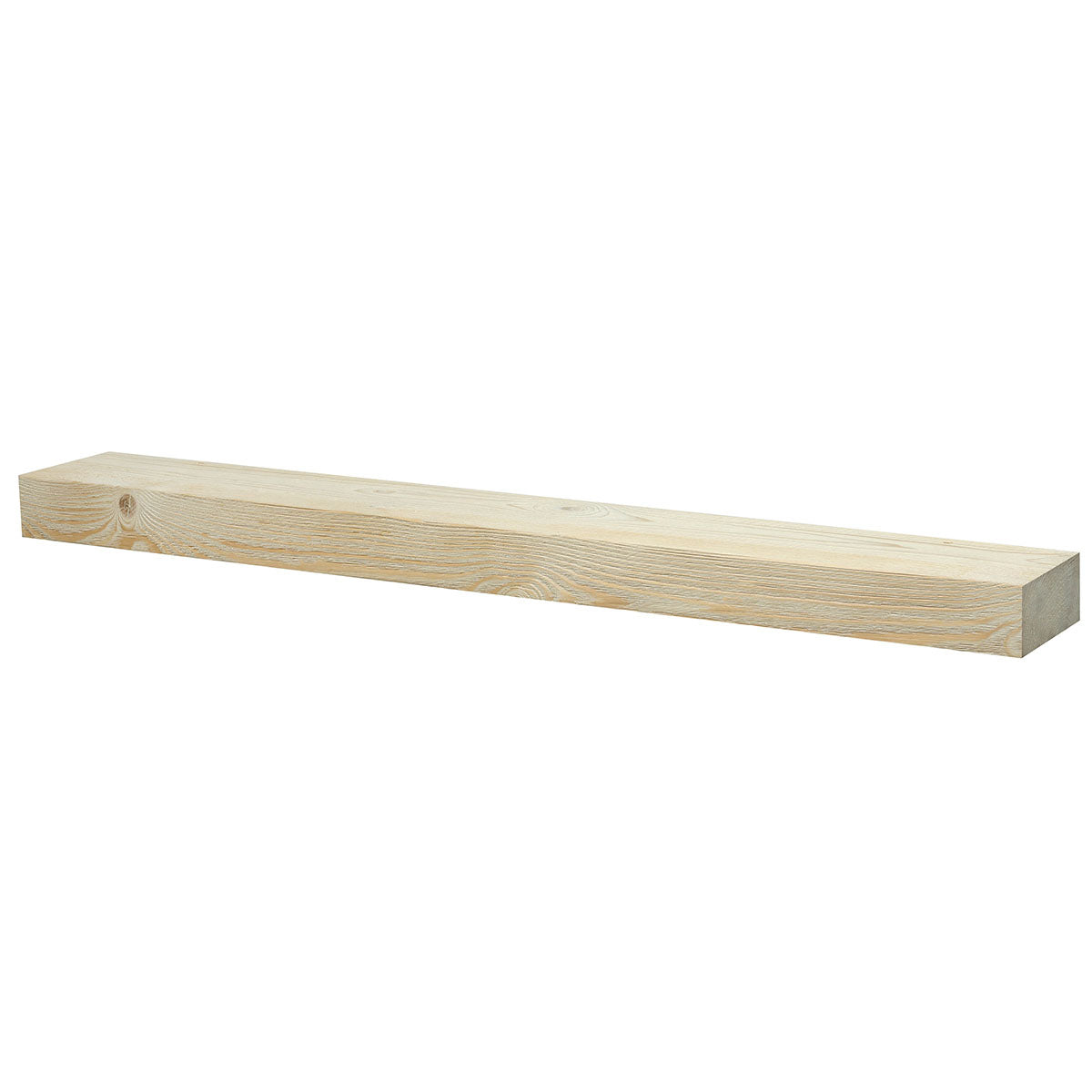 Textured Solid Floating Timber Fireplace Mantel Shelf by Dogberrycollections